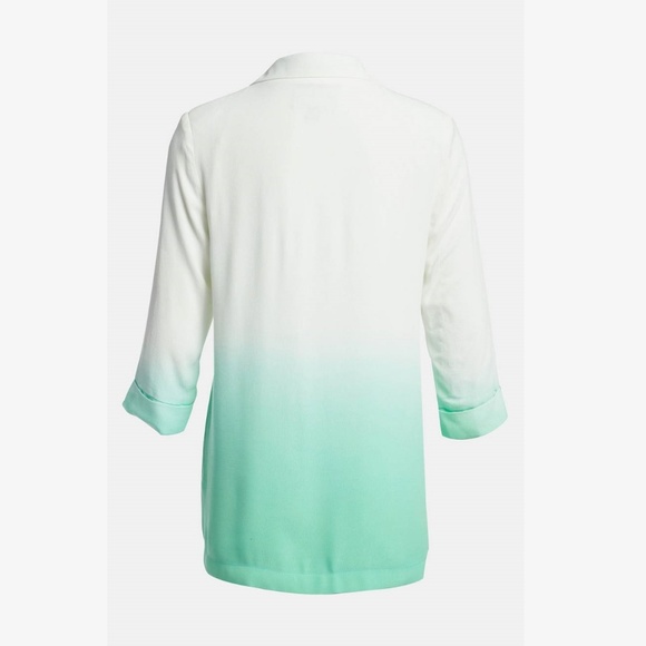 EUC MINKPINK Great White Dip Dye Blazer - Picture 3 of 6